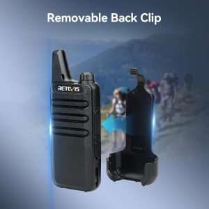 Alternative view of RETEVIS RT622 PMR446 Licence-Free USB-C Walkie Talkies (pair)