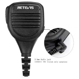 Alternative view of Retevis RS-112 IP54 Waterproof Remote Mic Speaker